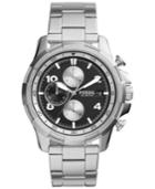 Fossil Men's Chronograph Dean Stainless Steel Bracelet Watch 45mm Fs5112