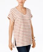 Style & Co. Petite Striped Top, Only At Macy's