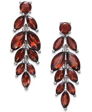Amethyst Vine Drop Earrings (5-3/4 Ct. T.w.) In Sterling Silver (also Available In Garnet)