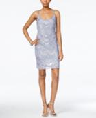 Adrianna Papell Sequined Slip Dress