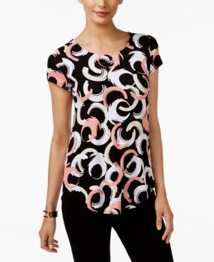 Alfani Printed T-shirt, Only At Macy's