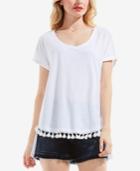 Two By Vince Camuto Cotton High-low T-shirt