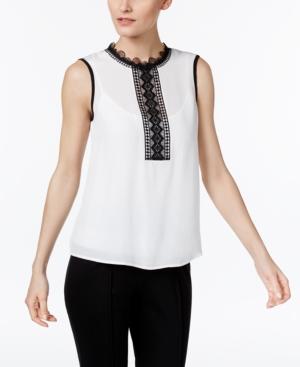 Yyigal Lace-trim Blouse, A Macy's Exclusive