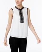 Yyigal Lace-trim Blouse, A Macy's Exclusive