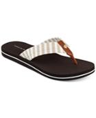 Tommy Hilfiger Cicin Stripes Flip-flop Sandals Women's Shoes