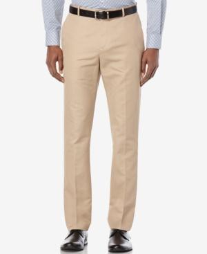 Perry Ellis Men's Lumark Solid Slim Pants