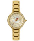 Betsey Johnson Women's Gold-tone Bracelet Watch 32mm Bj00235-01