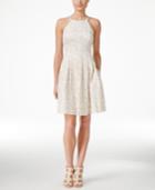 Calvin Klein Texture Print Halter Dress