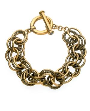 T Tahari Bracelet, Toggle Closure Link Bracelet