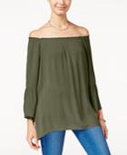 Say What? Juniors' Off-the-shoulder Blouse