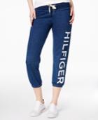 Tommy Hilfiger Sport Cotton Cropped Logo Sweatpants, A Macy's Exclusive