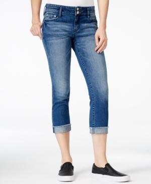 Dittos Skylar Cropped Medium Blue Wash Skinny Jeans
