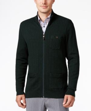 Tasso Elba Men's Big And Tall Ribbed Mock Turtleneck Ribbed Sweater, Only At Macy's