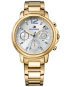 Tommy Hilfiger Women's Sport Lux Gold-tone Stainless Steel Bracelet Watch 39mm 1781742