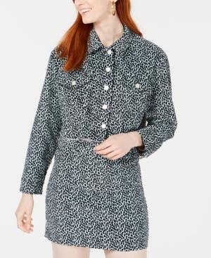 T.d.c. By Topson Cotton Cropped Corduroy Jacket