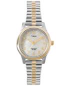 Timex Watch, Women's Two Tone Stainless Steel Expansion Bracelet 25mm T2m828um