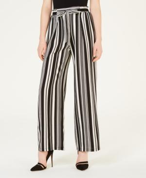 Bcx Juniors' Striped Tie-waist Pants