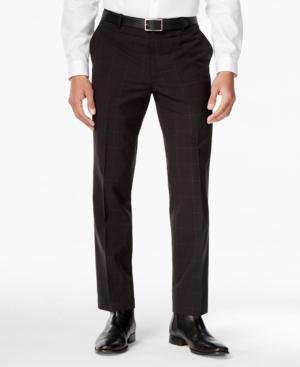 Inc International Concepts Men's Windowpane-check Dress Pants, Only At Macy's