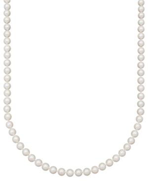 "belle De Mer Pearl Necklace, 16"" 14k Gold Aa Akoya Cultured Pearl Strand (7-7-1/2mm)"