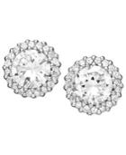 B. Brilliant Pave Cubic Zirconia Stud Earrings (2-3/4 Ct. T.w.) In Sterling Silver