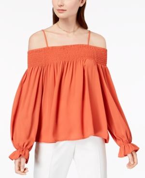 Ultra Flirt By Ikeddi Juniors' Smocked Off-the-shoulder Top