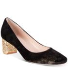 Kate Spade New York Dolores Too Block-heel Pumps Women's Shoes