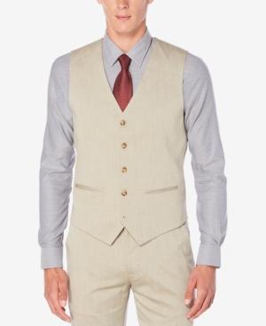 Perry Ellis Men's Classic-fit Chambray Vest