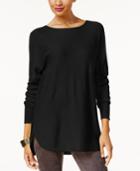 Inc International Concepts Shirttail Sweater, Created For Macy's