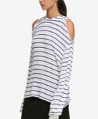 Dkny Cold-shoulder Hoodie, Created For Macy's
