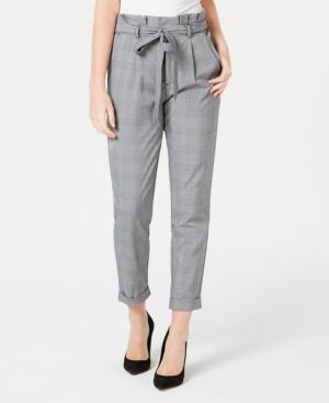 Almost Famous Juniors' Cuffed Paperbag-waist Pants