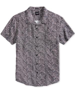 Guess Men's Circle Print Shirt