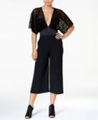 Xoxo Juniors' Lace Kimono-sleeve Jumpsuit