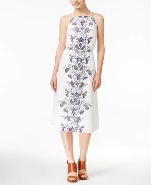 Maison Jules Cotton Embroidered Dress, Only At Macy's