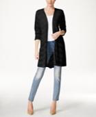 Style & Co. Striped Long Cardigan, Only At Macy's