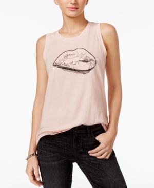 Guess Biting Lip Graphic Tank Top