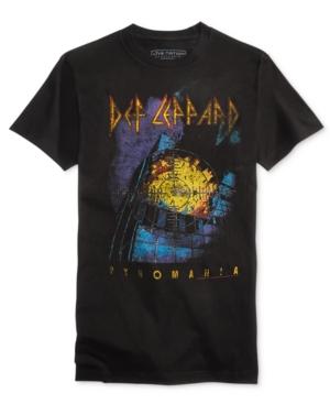 New World Men's Def Leppard Graphic-print Cotton T-shirt