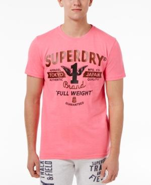 Superdry Men's Full Weight Graphic-print Logo Cotton T-shirt