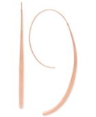 Bcbgeneration Rose Gold-tone Curved Threader Earring