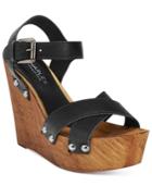 Charles By Charles David Munich Wooden Wedge Sandals Women's Shoes