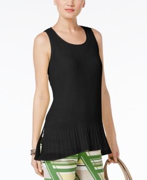 Alfani Pleated Peplum Top, Only At Macy's