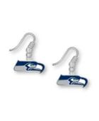Aminco Seattle Seahawks Logo Earrings