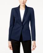 Tahari Asl Bi-stretch One-button Blazer, Regular & Petite