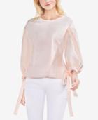 Vince Camuto Pleated Balloon-sleeve Top