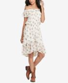Denim & Supply Ralph Lauren Floral-print Off-the-shoulder Dress