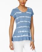 Style & Co Cotton Peplum Top, Only At Macy's