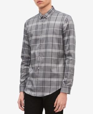 Calvin Klein Men's Slim-fit Stretch Dobby Shirt