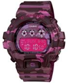 G-shock Women's Digital Pink Camouflage Resin Strap Watch 48x46mm Gmds6900cf-4