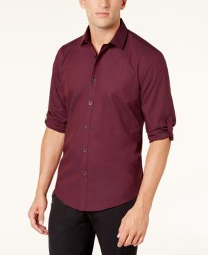 Alfani Men's Warren No Pocket Long Sleeve Shirt, Created For Macy's