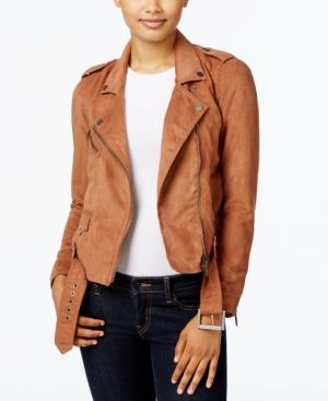 Calvin Klein Jeans Faux-suede Moto Jacket