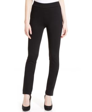 Nydj Jody Tummy-control Straight-leg Ponte-knit Pants